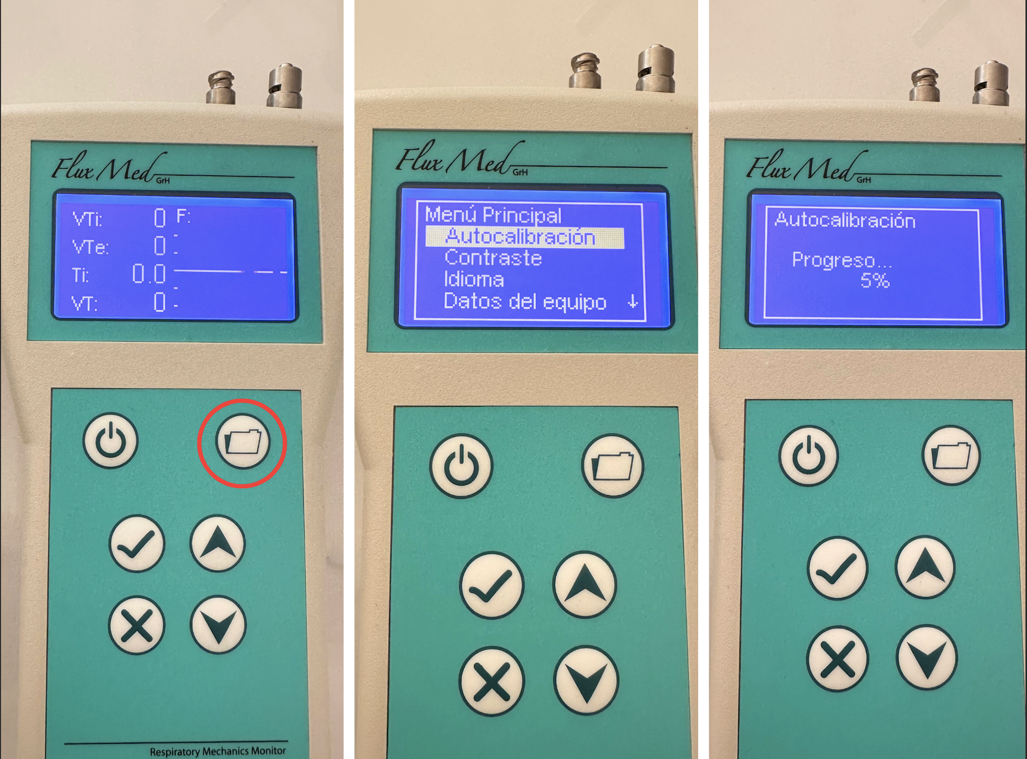 Calibración del sensor